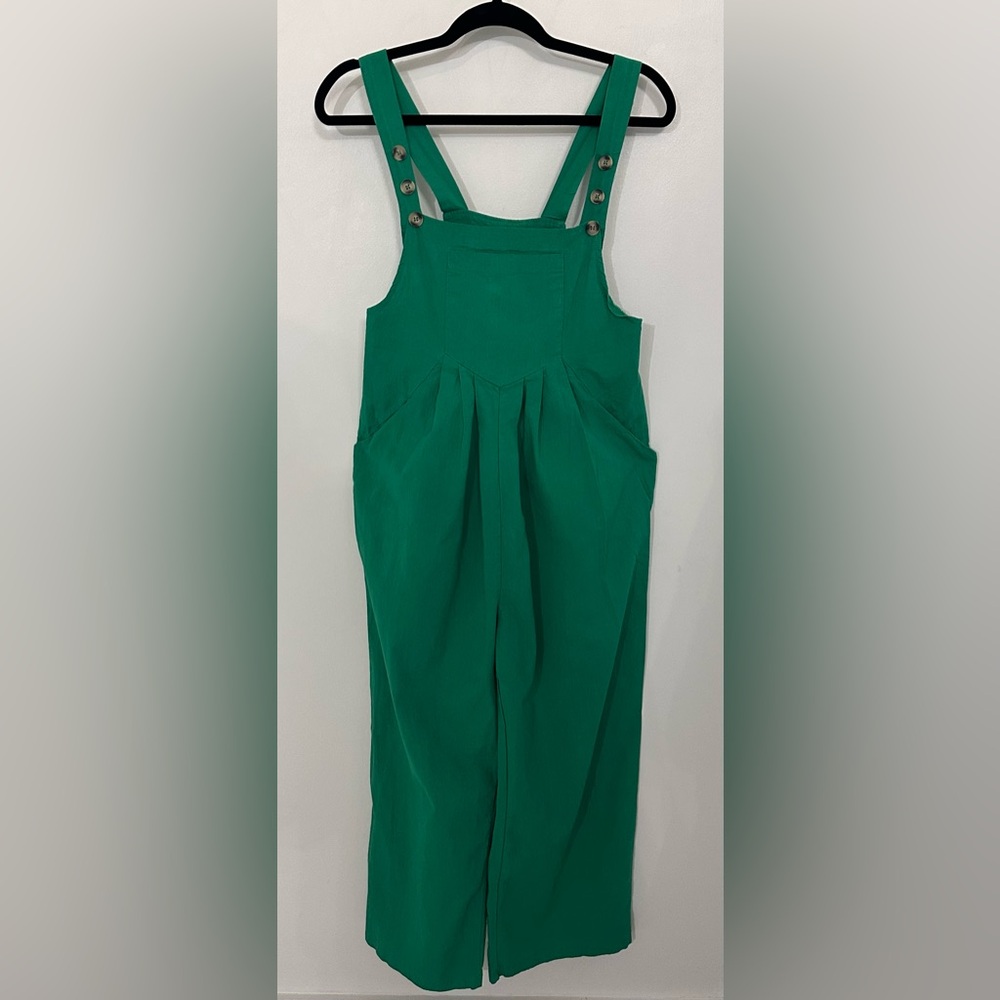 Green Lightweight Overalls